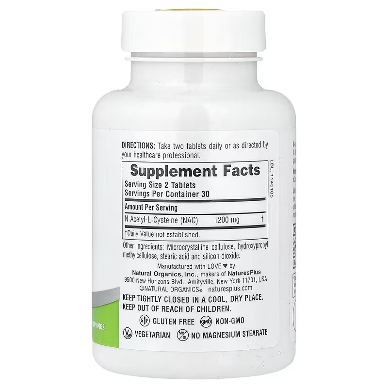 NaturesPlus Pro NAC 1200 Mg 60 Tablet - Galeri
