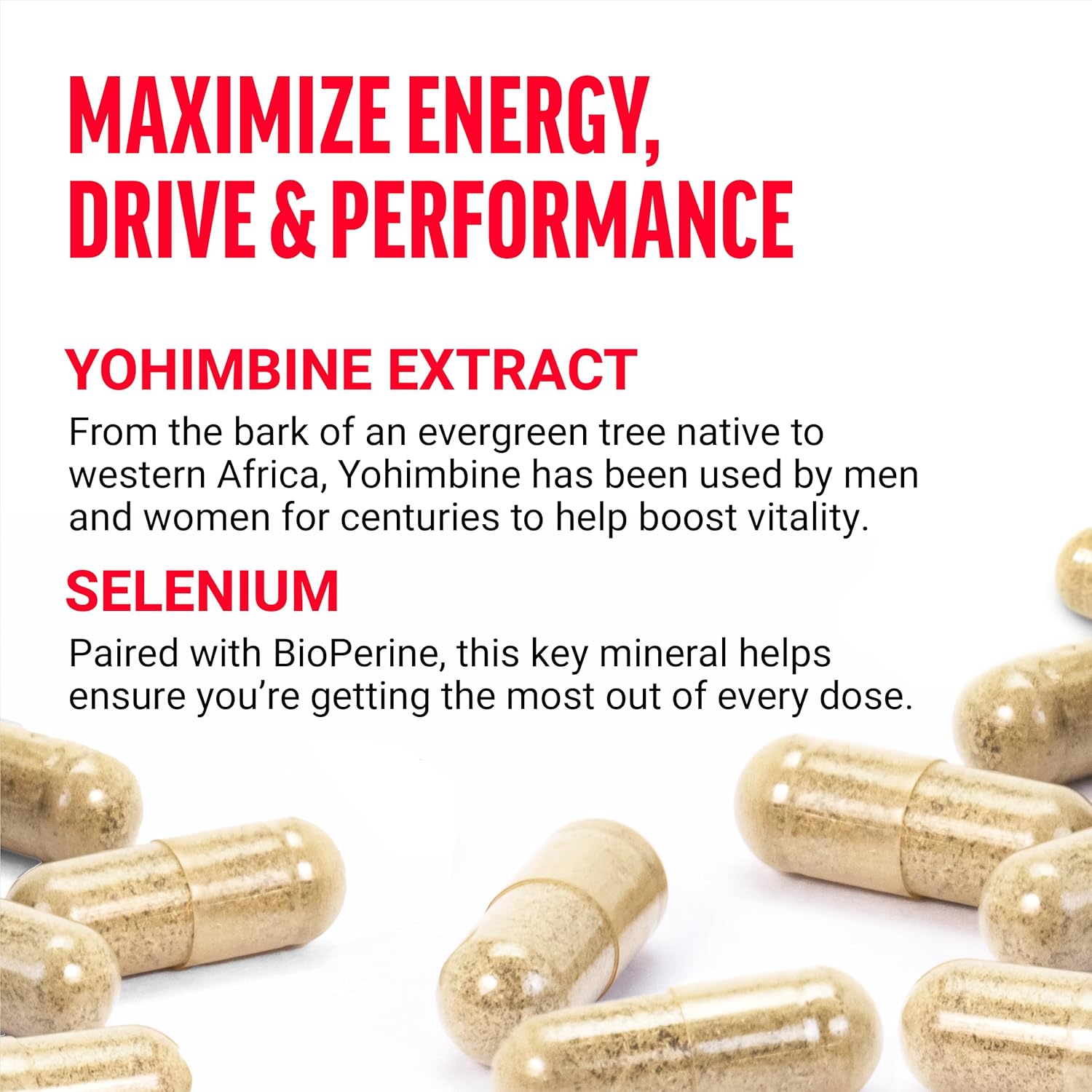 Force Factor Yohimbine 6 mg 30 Capsul - Galeri