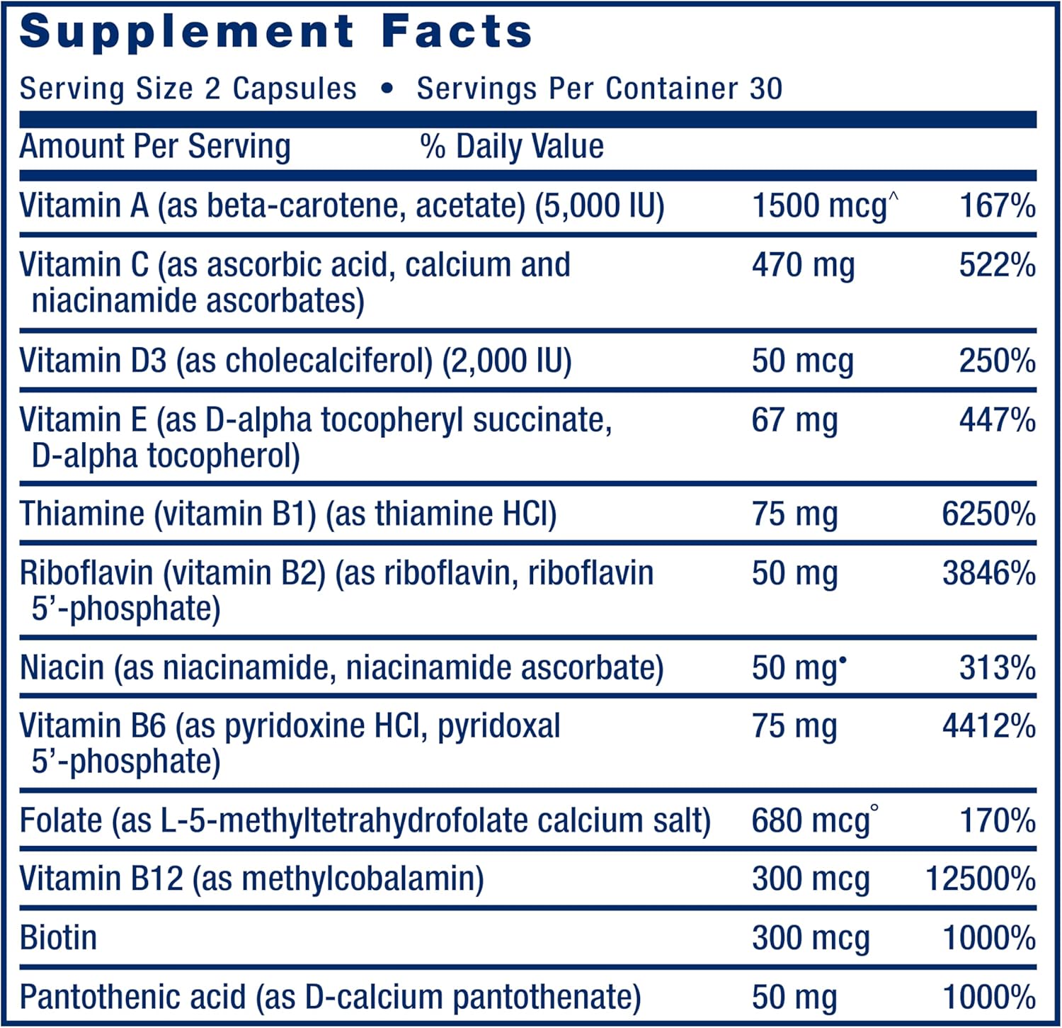 Life Extension Two-Per-Day Multivitamin+Mineral Heart, Brain, Blood Vessel & Cellular Health 60 Caps - Galeri