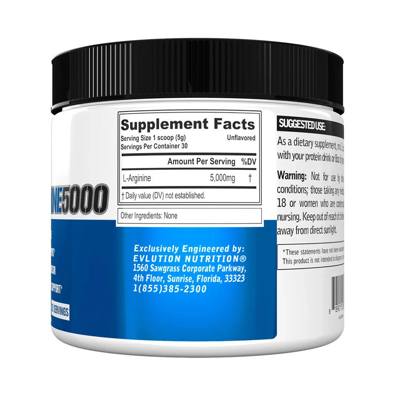 EVLution Nutrition L Arginine 5000 150 g - Galeri