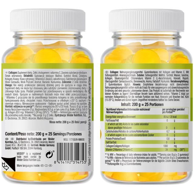 WEIDER Collagen Kolajen 50 Gummies - Galeri