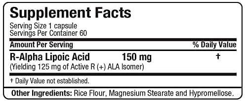ALLMAX R+ALA Alpha Lipoic Acid 150 mg 60 Caps - Galeri