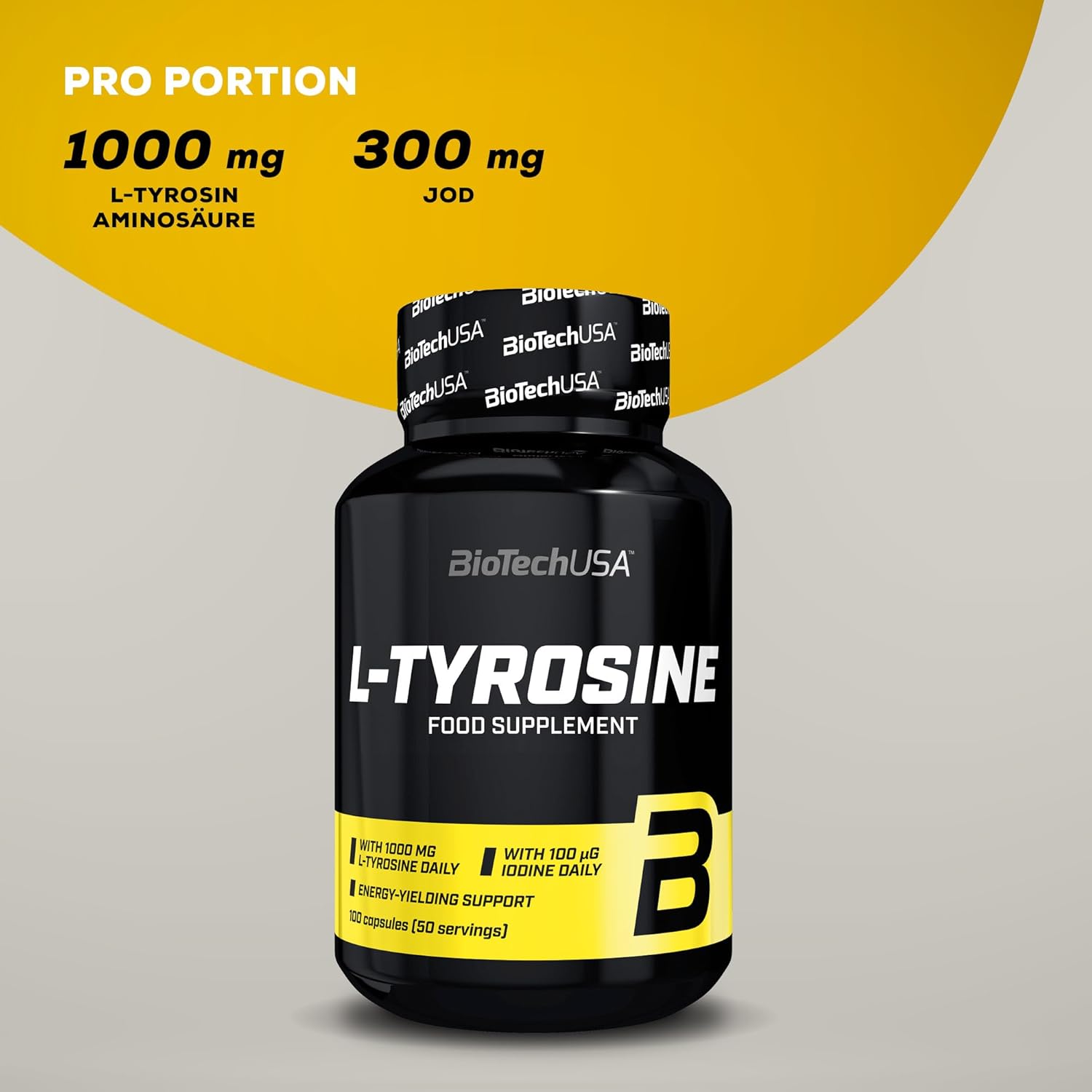 BiotechUSA L-Tyrosine L-Tirozin + İyot 500 mg 100 caps - Galeri