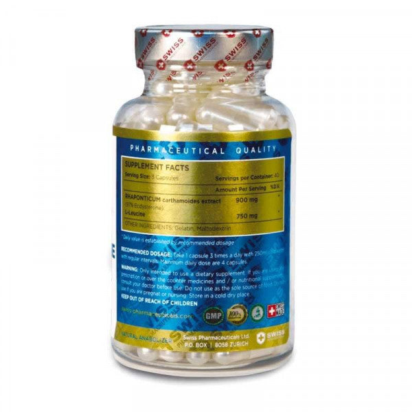 Swiss Pharma Beta Ecdysterone Leucine Losin 500 mg 120 Kapsül - Galeri