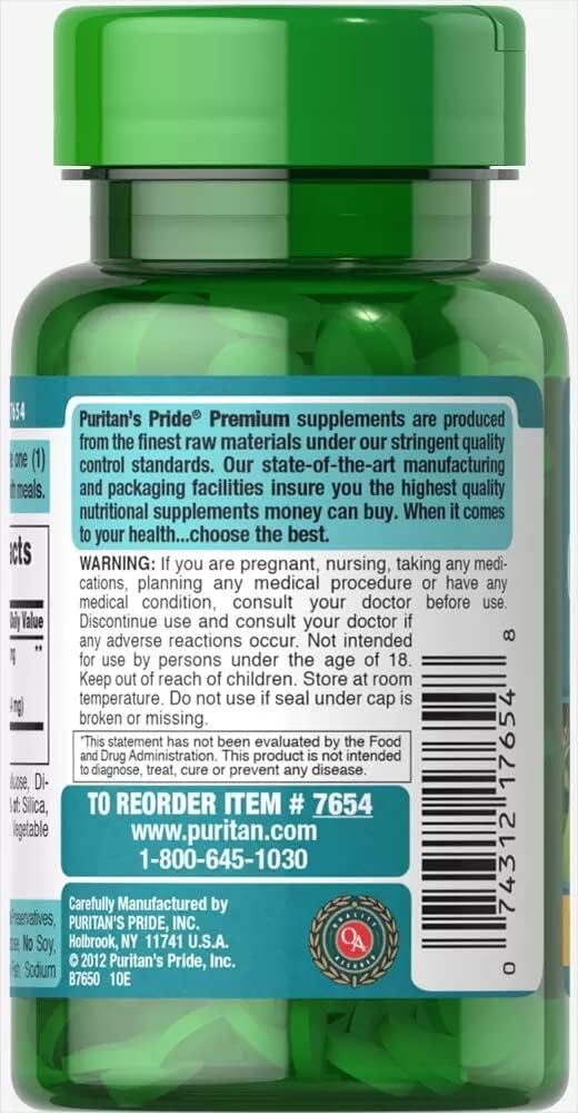 Puritans Pride Ginkgo Biloba Standardized Extract 60 mg 120 Tablet - Galeri