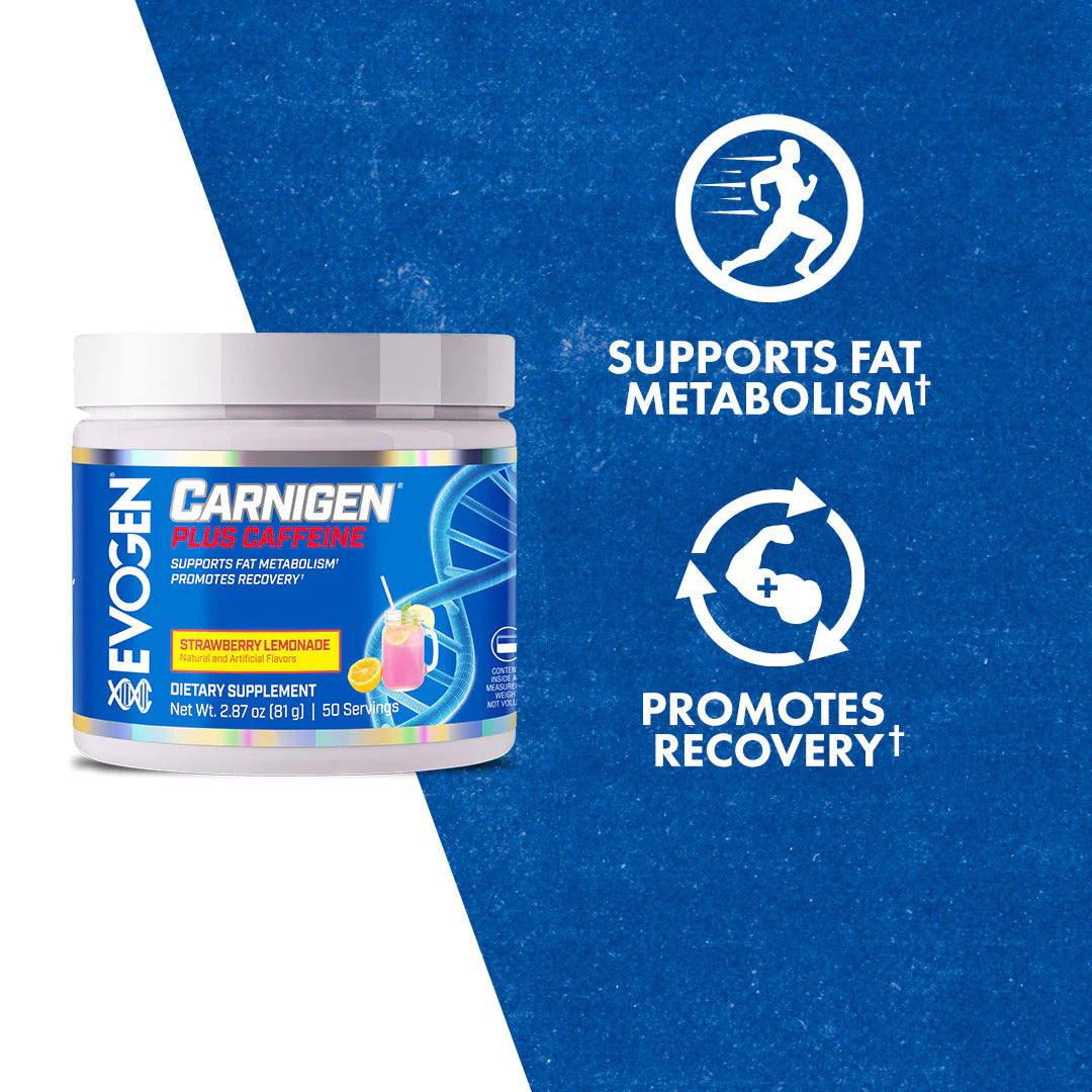 Evogen Carnigen Plus Carnitine Powder Matrix with Caffeine & Acetyl L-Carnitine 50 Servis - Galeri