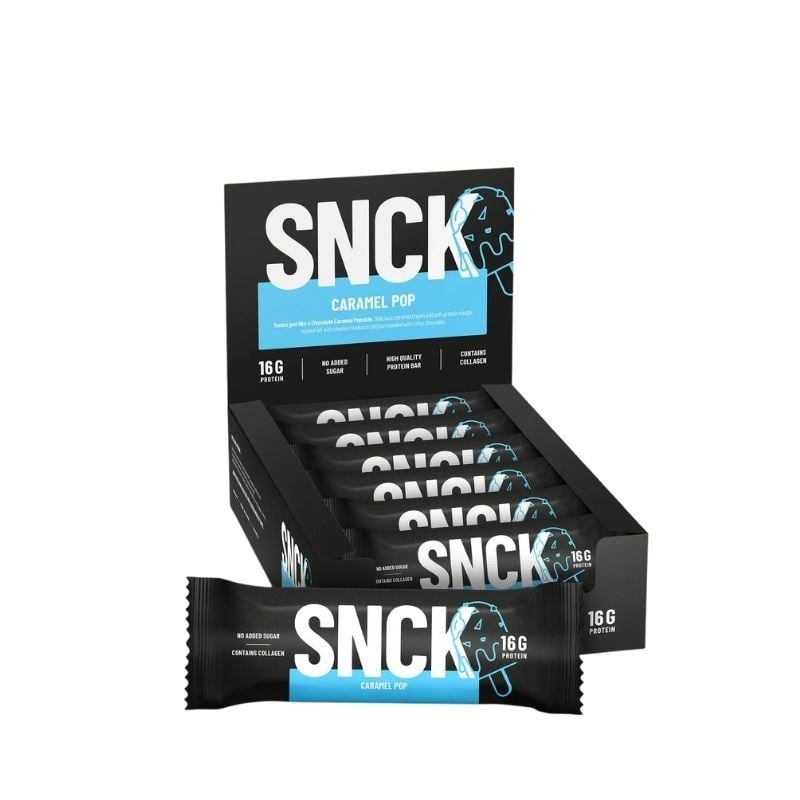 Snck Protein Bar 12*55 Gr -  Caramel Pop - Fındık Karamel