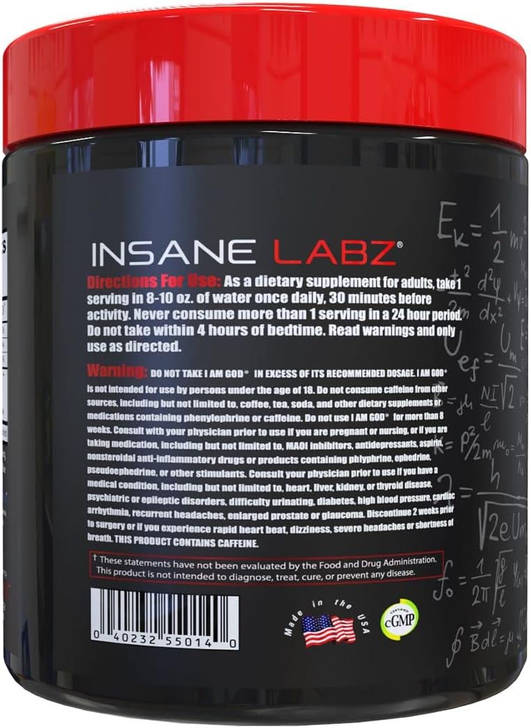 Insane Labz I am God PreWorkout - Galeri