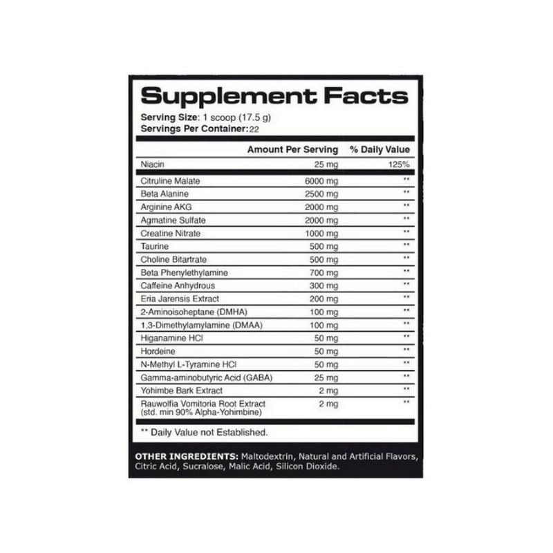 SKULL LABS ANGEL DUST PUMP PREWORKOUT DMAA DMHA YOHİMBİNE - Galeri