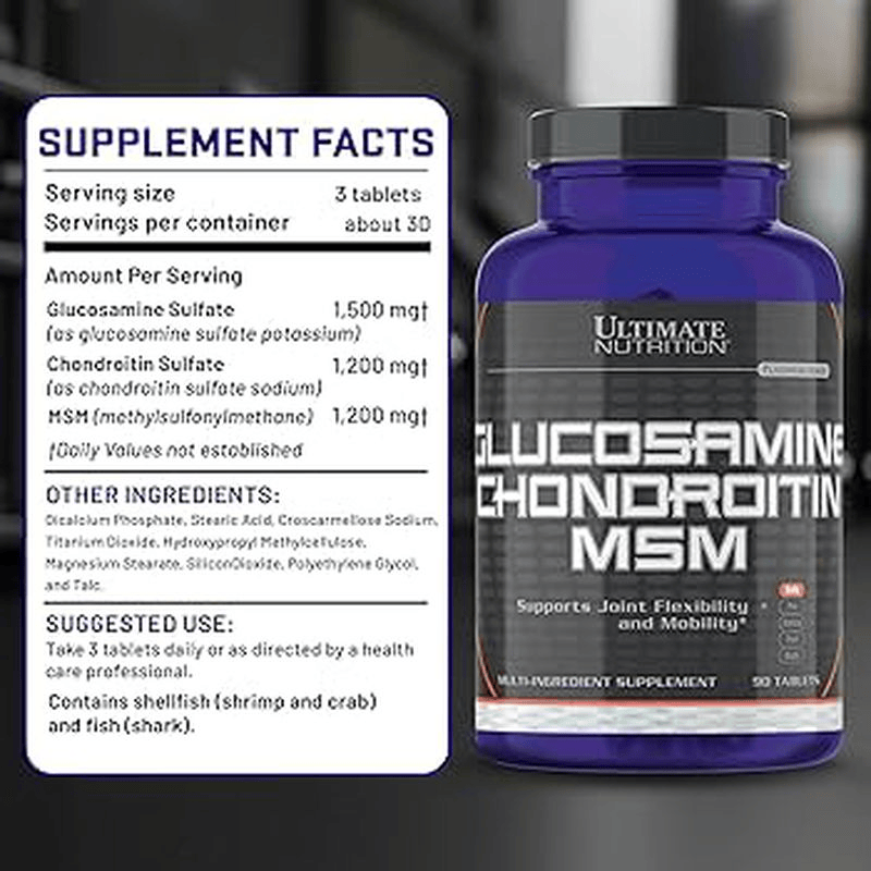 Ultimate Nutrition Glucosamine(Glukozamin) Chondroitin MSM 90 Kapsül - Galeri