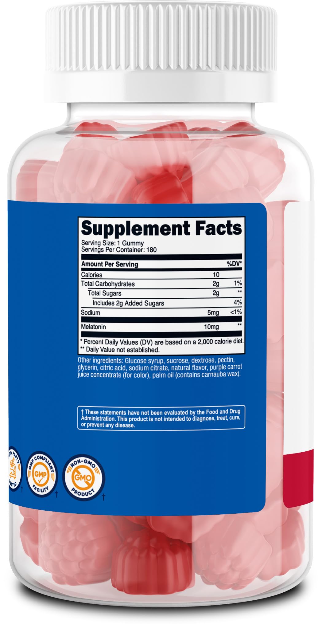 Nutricost Melatonin 10mg 180 Gummies - Galeri