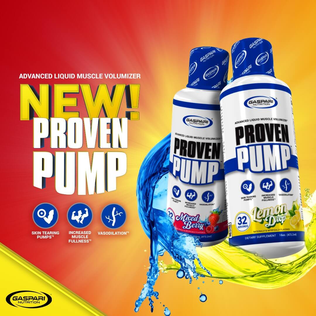 Gaspari Proven Pump Preworkout - 473.2ml - Galeri