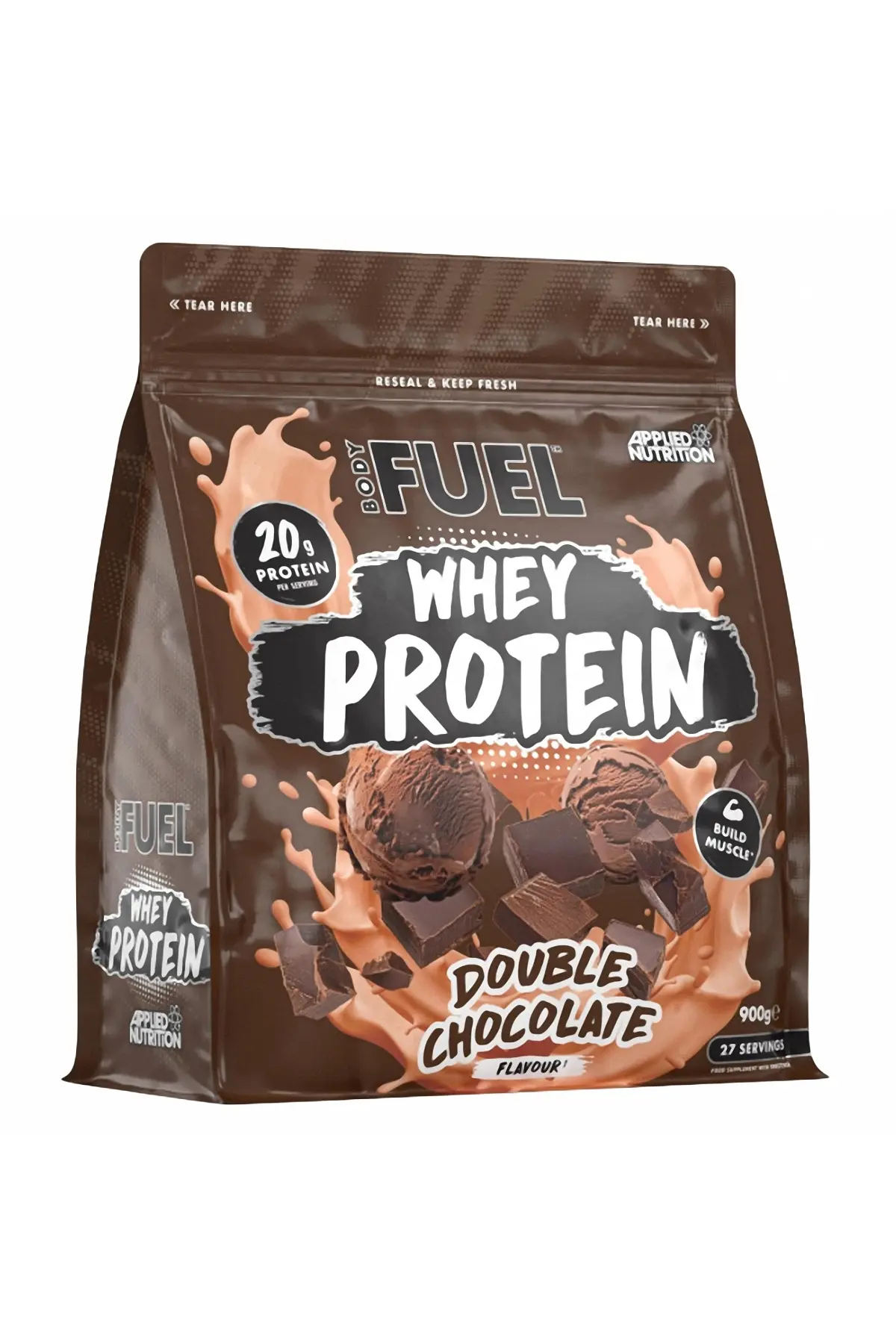Applied Nutrition Bodyfuel Whey Protein Double Chocolate 900 Gr - Galeri