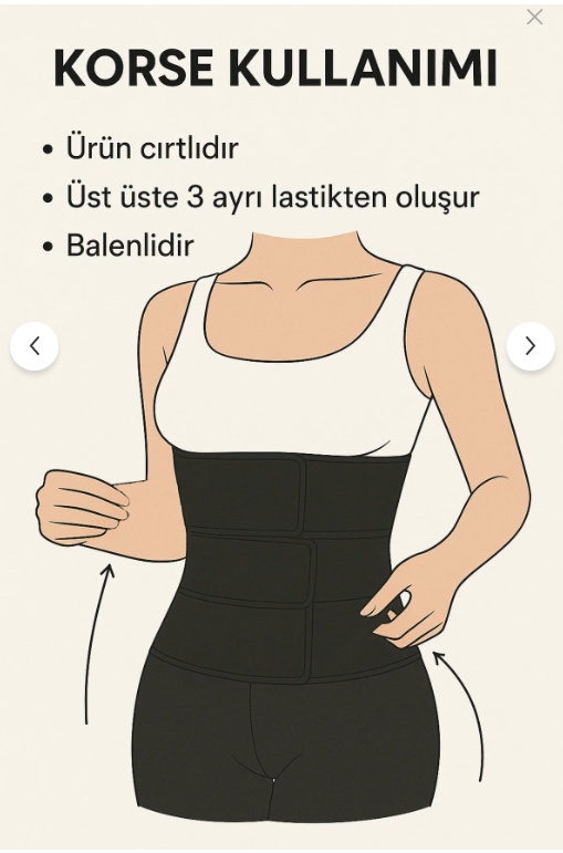 Sikilastirici Korse Karin Toparlayici Kum Saati Gorunumlu Bel Korsesi Balenli Korse Bel Destekleyici - Galeri