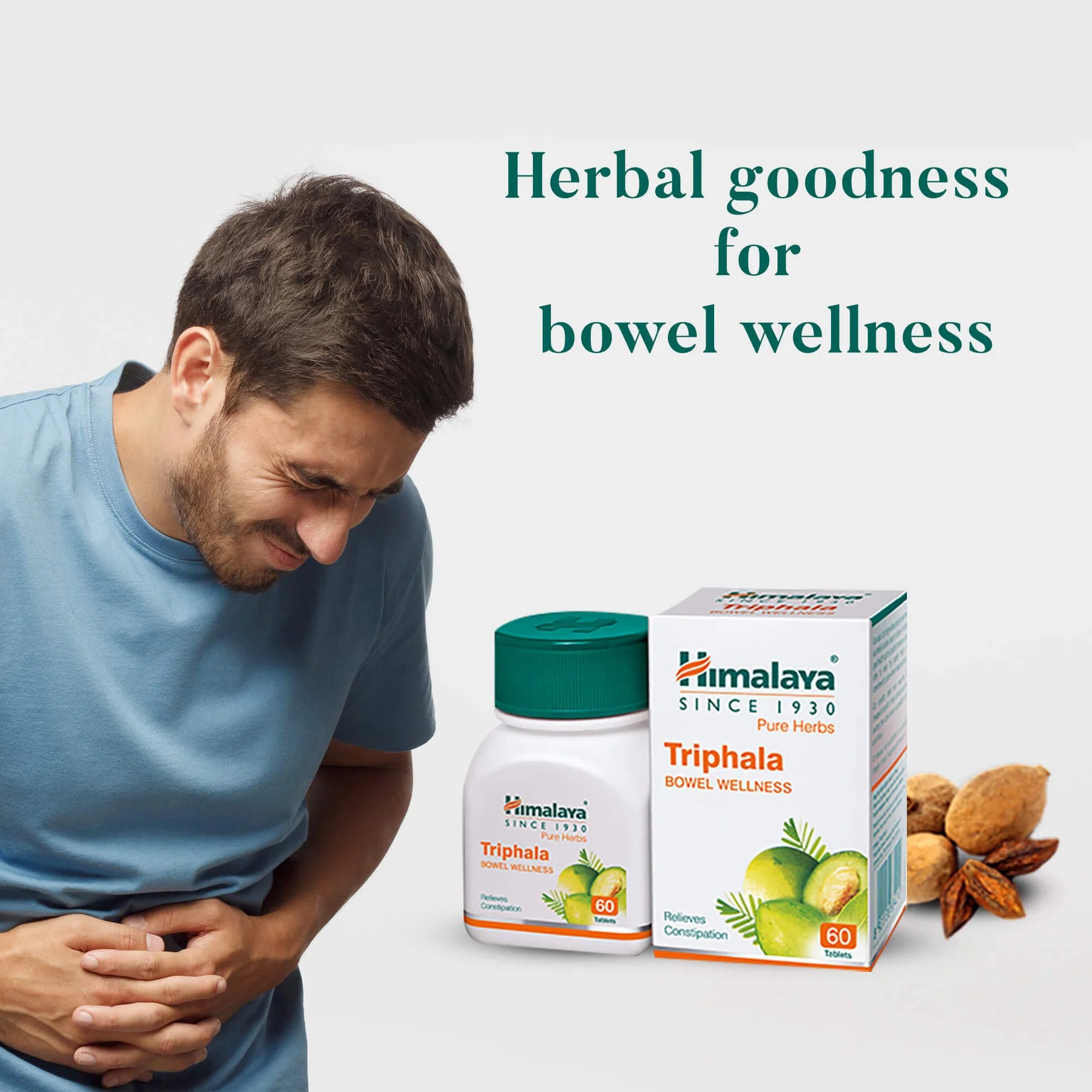Himalaya Triphala Colon Cleanse Detox Constipation 60 Tablet - Galeri