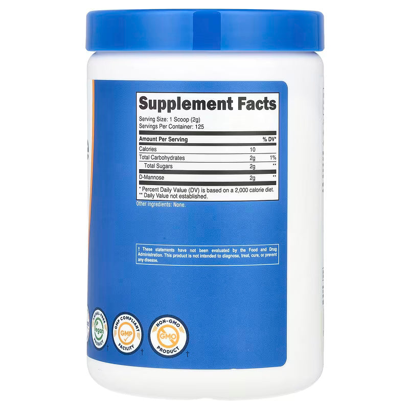 Nutricost D-Mannose Unflavored 250 g - Galeri