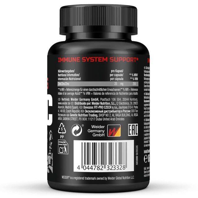 Weider Strong Zinc Çinko Caps – 120 Kapsül - Galeri