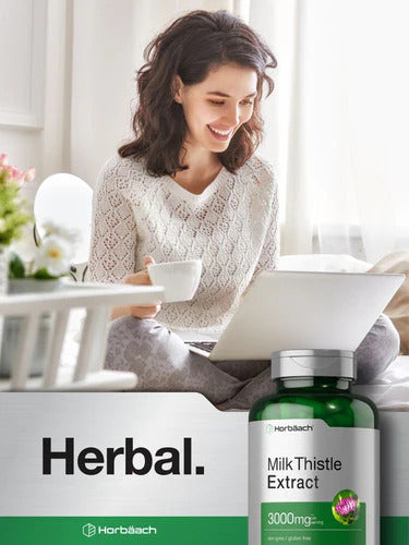 Horbäach Milk Thistle 4:1 Extract Non-GMO Gluten Free 300 Caps - Galeri