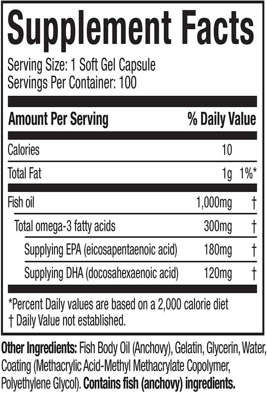 MuscleTech, Platinum %100 Omega 3 100 Jel Kapsül - Galeri