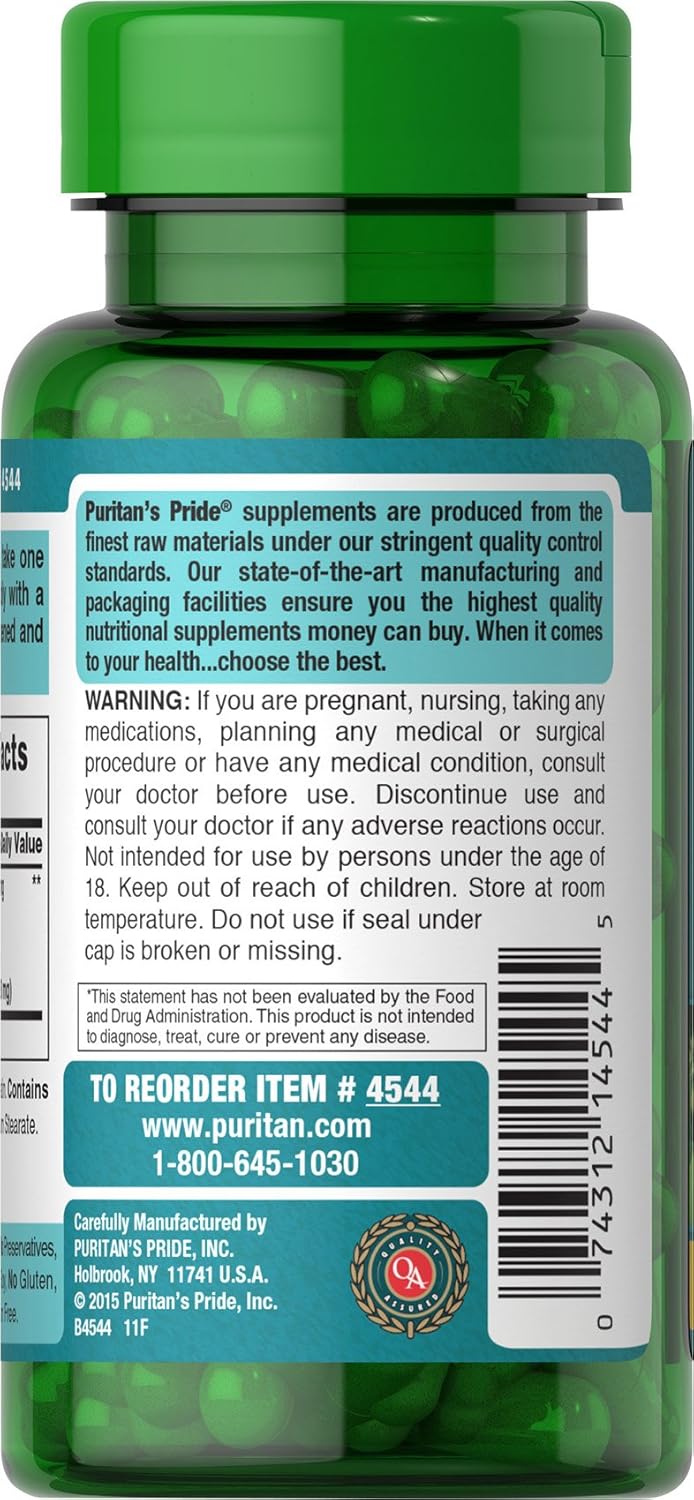 Puritan's Pride Ginkgo Biloba Extract 120 mg - 100 Caps - Galeri