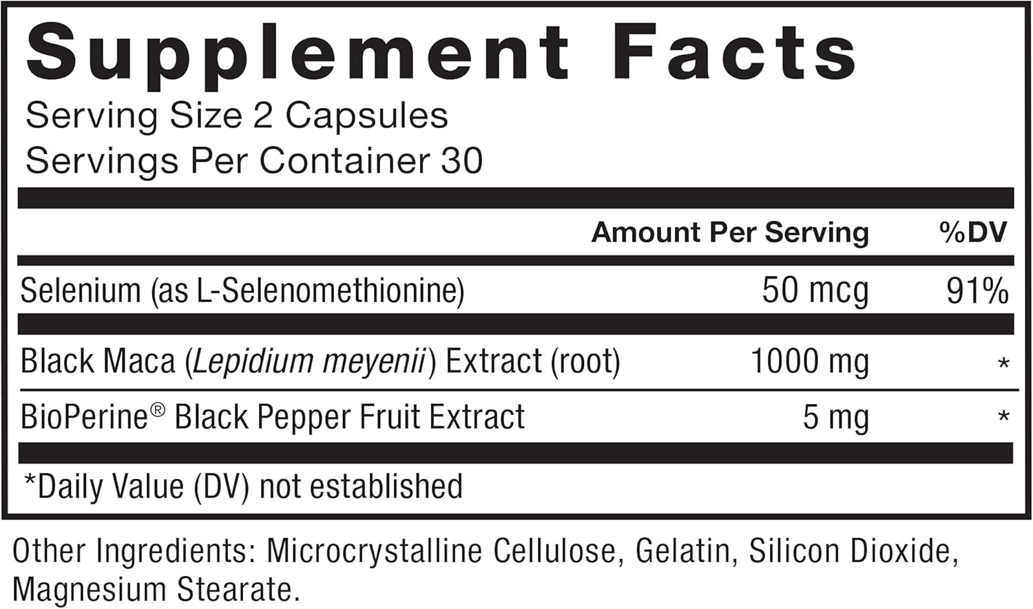 Force Factor Black Maca Root Vitality for Men 1000mg, 60 Capsules - Galeri