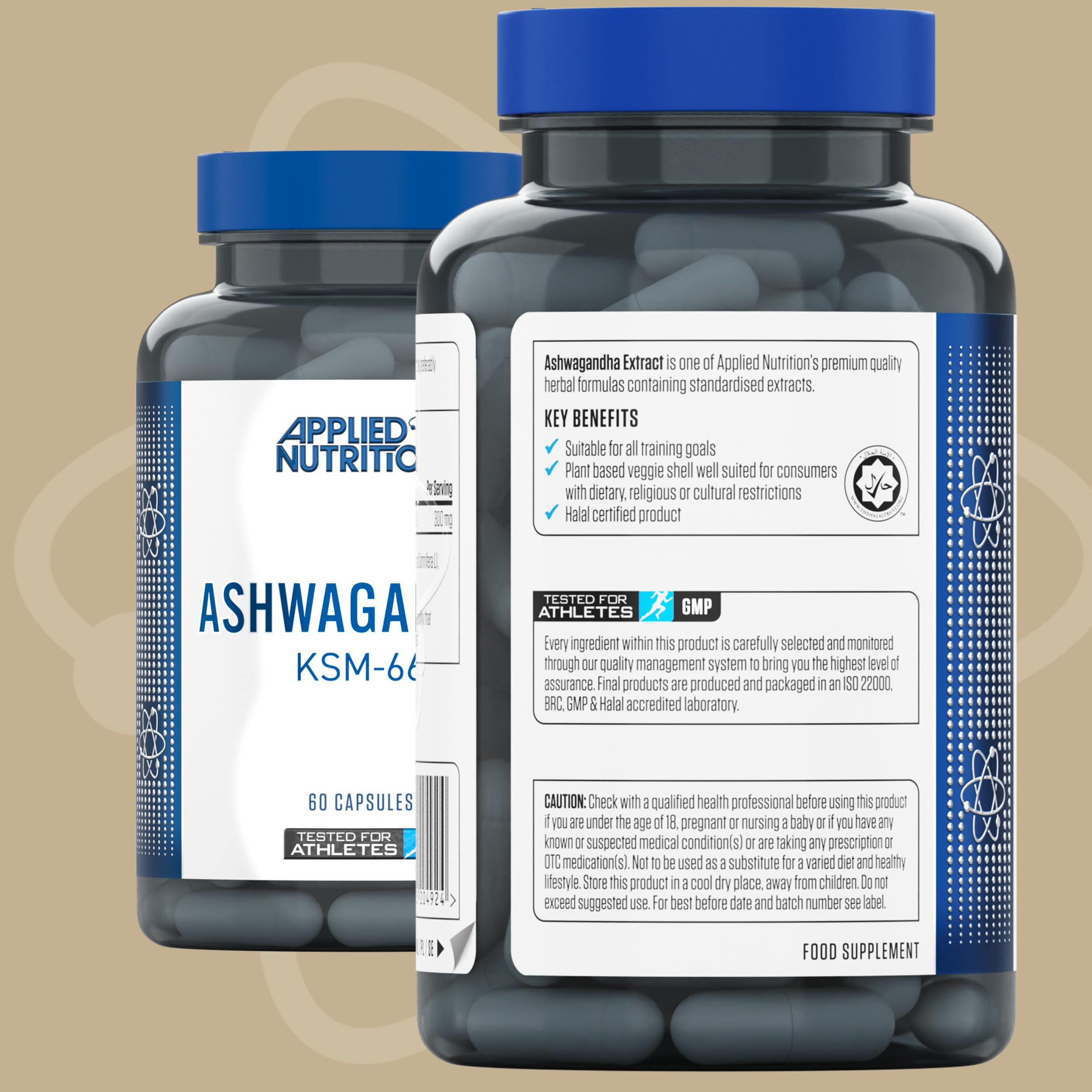 Applied Nutrition Ashwagandha KSM66 60 Caps - Galeri