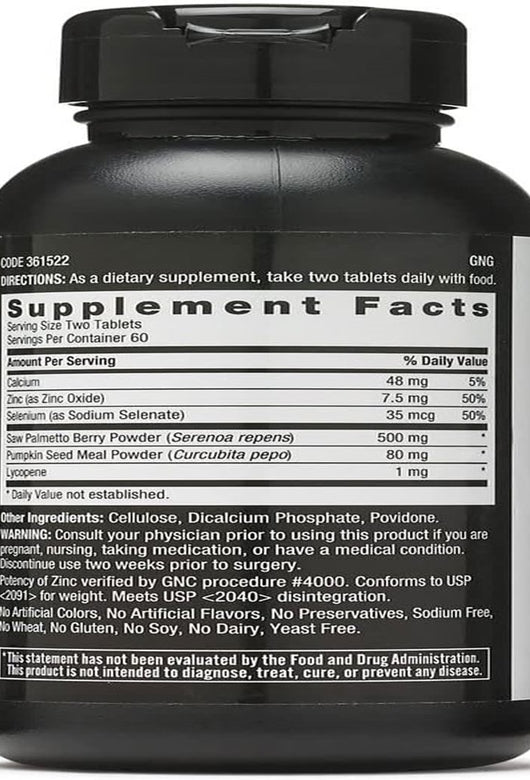 GNC Men's Saw Palmetto Formula / 120 Tabs - Galeri