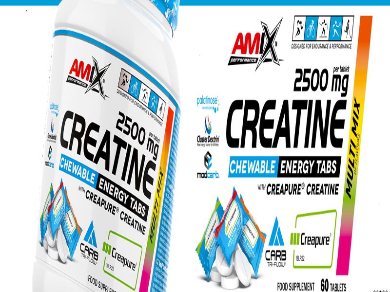 Amix Performance Creatine 2500 mg Chewable Energy Tabs - Galeri
