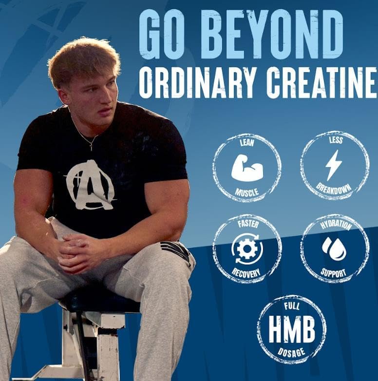 Animal Creatine HMB Powder with Electrolytes for Recovery Daily Energy 30 Servings - Galeri