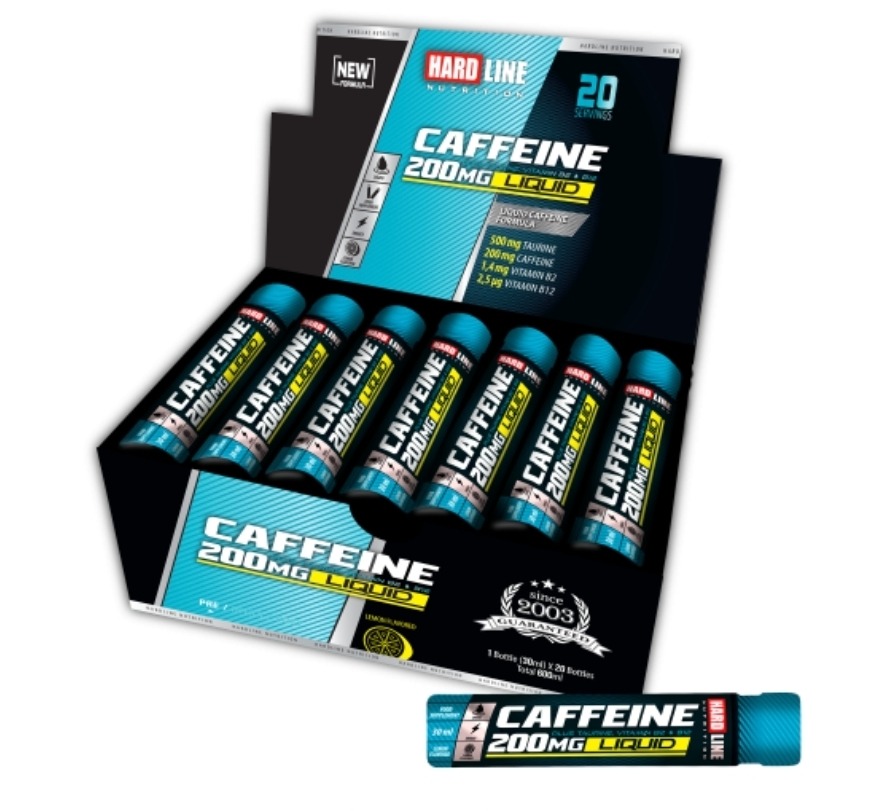 Hardlıne Caffeine 200 MG Liquid 20 Adet (30 Ml)
