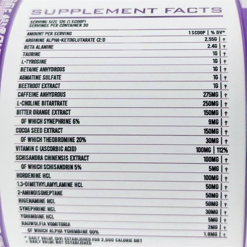 Pharma X - Alchemist Advanced PreWorkout Yohimbine Agmantine Formula 3 - Galeri