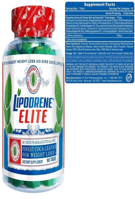 Hi-Tech Pharma Lipodrene Hardcore Elite Fat Burner  90 Tablet - Galeri