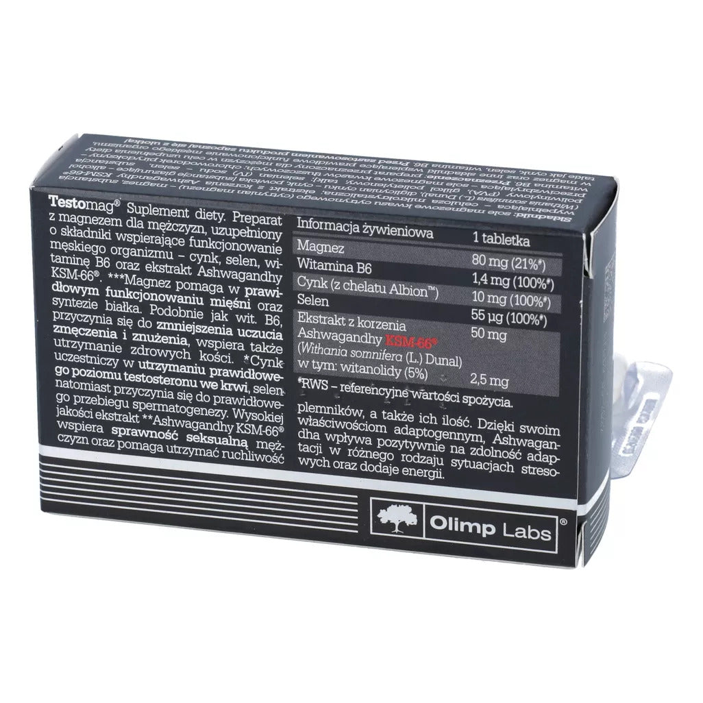 Olimp Testomag Ksm66 Ashwagandha - ZMA - 30 Tablet - Galeri