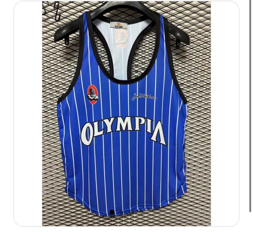 Olympia Baskili Mavi Cizgili Beast Mode Atlet - Galeri