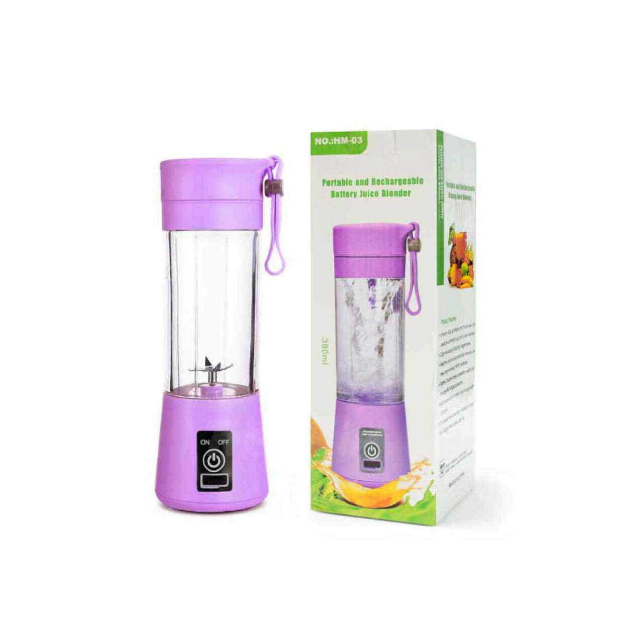 HM-03 ELEKTRİKLİ BLENDER Taşınabilir ve Şarj Edilebilir SHAKER + ŞARJ KABLOSU - Galeri