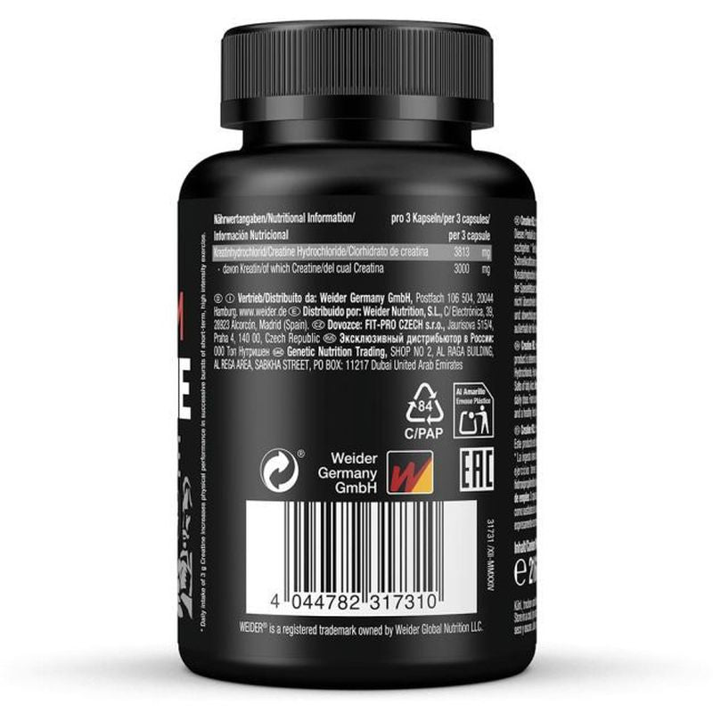 Weider Creatine HCL - 150 caps - 50 SERVİS - Galeri