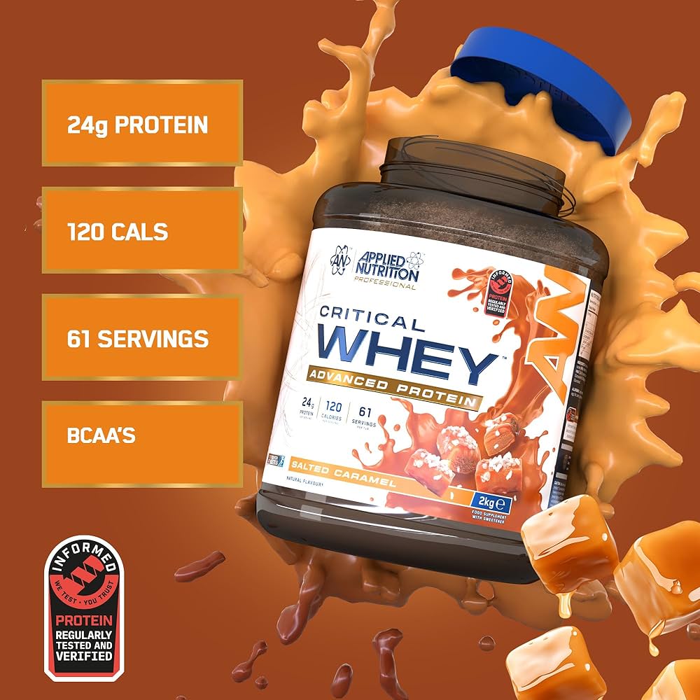 Applied Nutrition Critical Whey Protein Salted Caramel 2 kg - Galeri