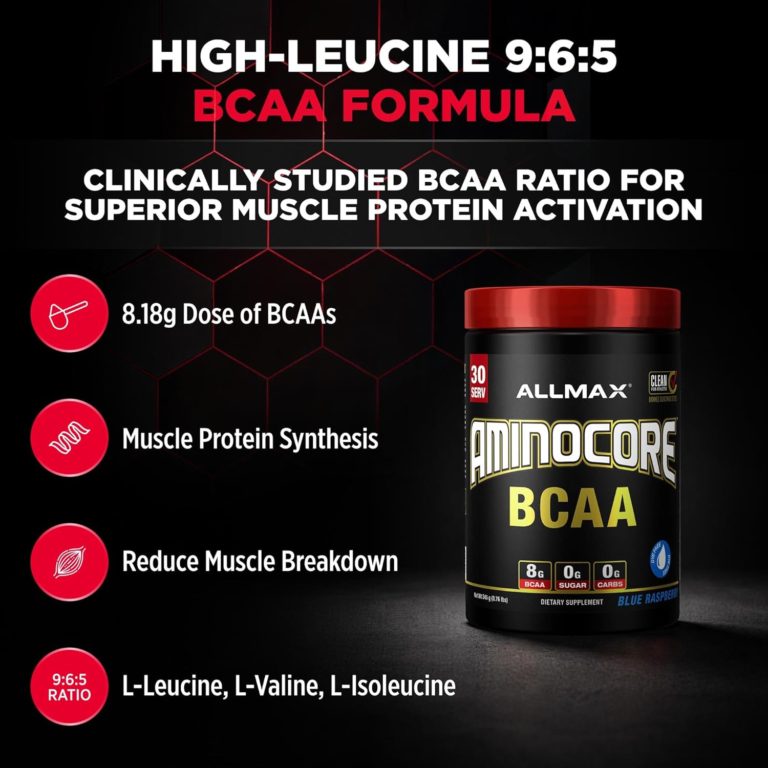 Allmax AMİNOCORE BCAA SUPPLEMENT POWDER - Galeri