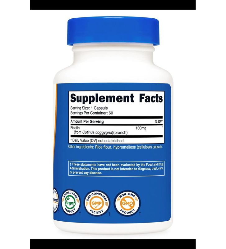 Nutricost Fisetin Capsules 100MG 60 Capsules - Galeri