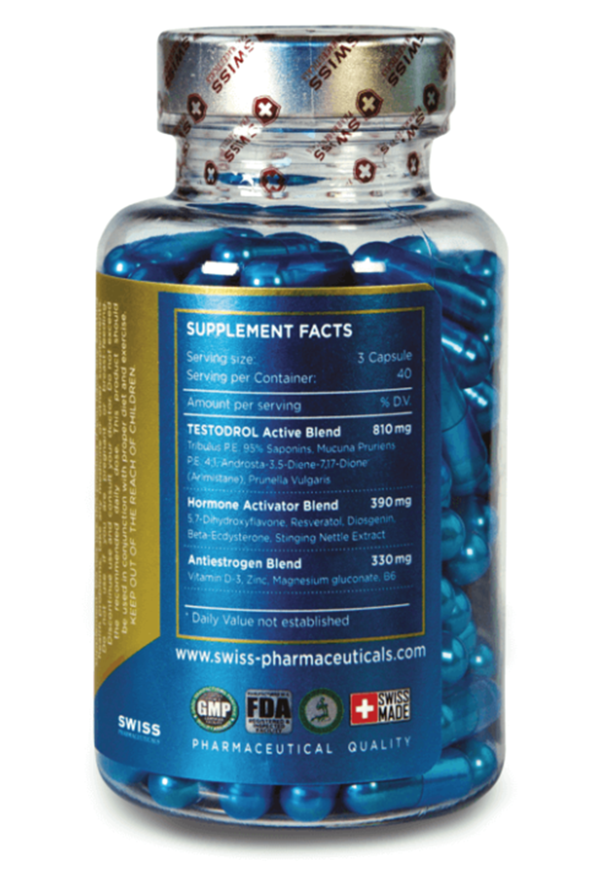 Swiss Pharma Testodrol Testo Booster PCT 120 Kapsül - Galeri