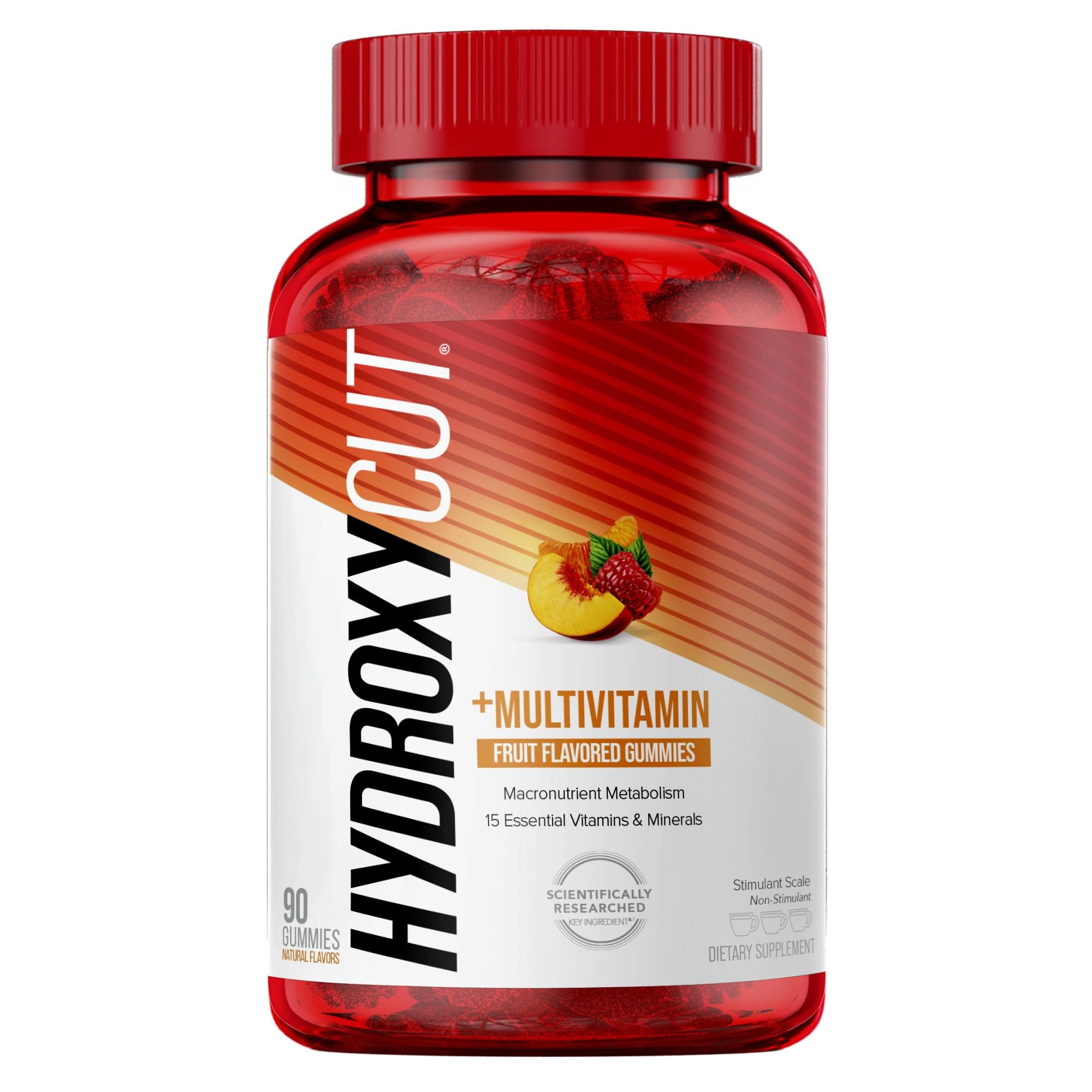 MUSCLETECH Hydroxycut Vitamin Gummies - 99% Caffeine Free 90 Gummies - Galeri