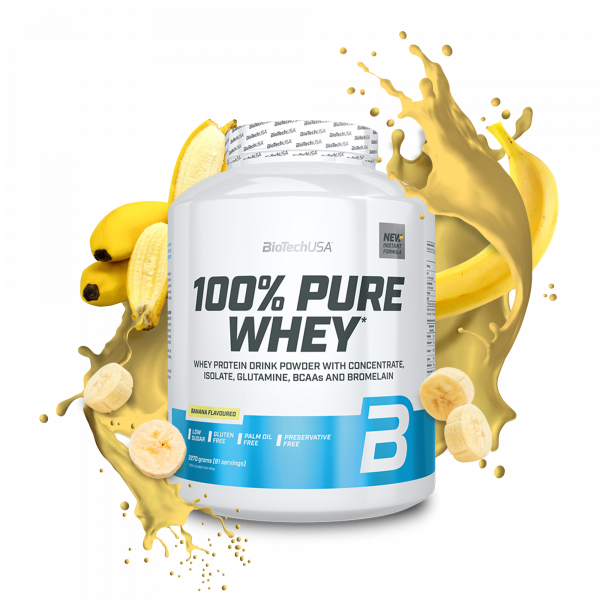 BioTechUSA Pure Whey Protein 2270 Gr - Muz - Galeri