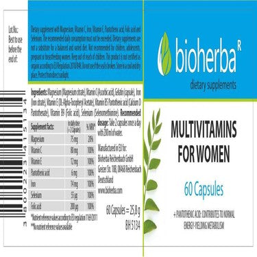 Bioherba Multivitamins For Women 60 Capsul - Galeri