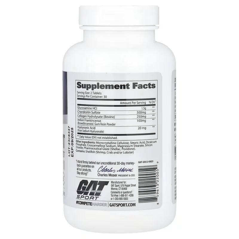 Gat Joint Support Essentials Glukozamin Msm Boswellia Bovine Collagen 60 Tablet - Galeri