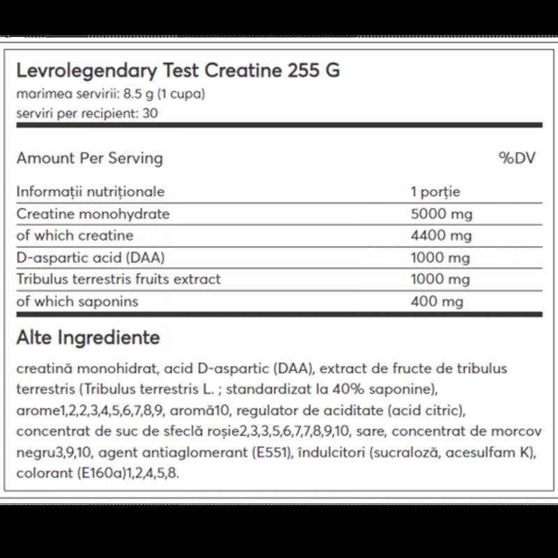 Kevin Levrone LevroLegendary Test Creatine+Daa+Tribulus 255 g - Galeri