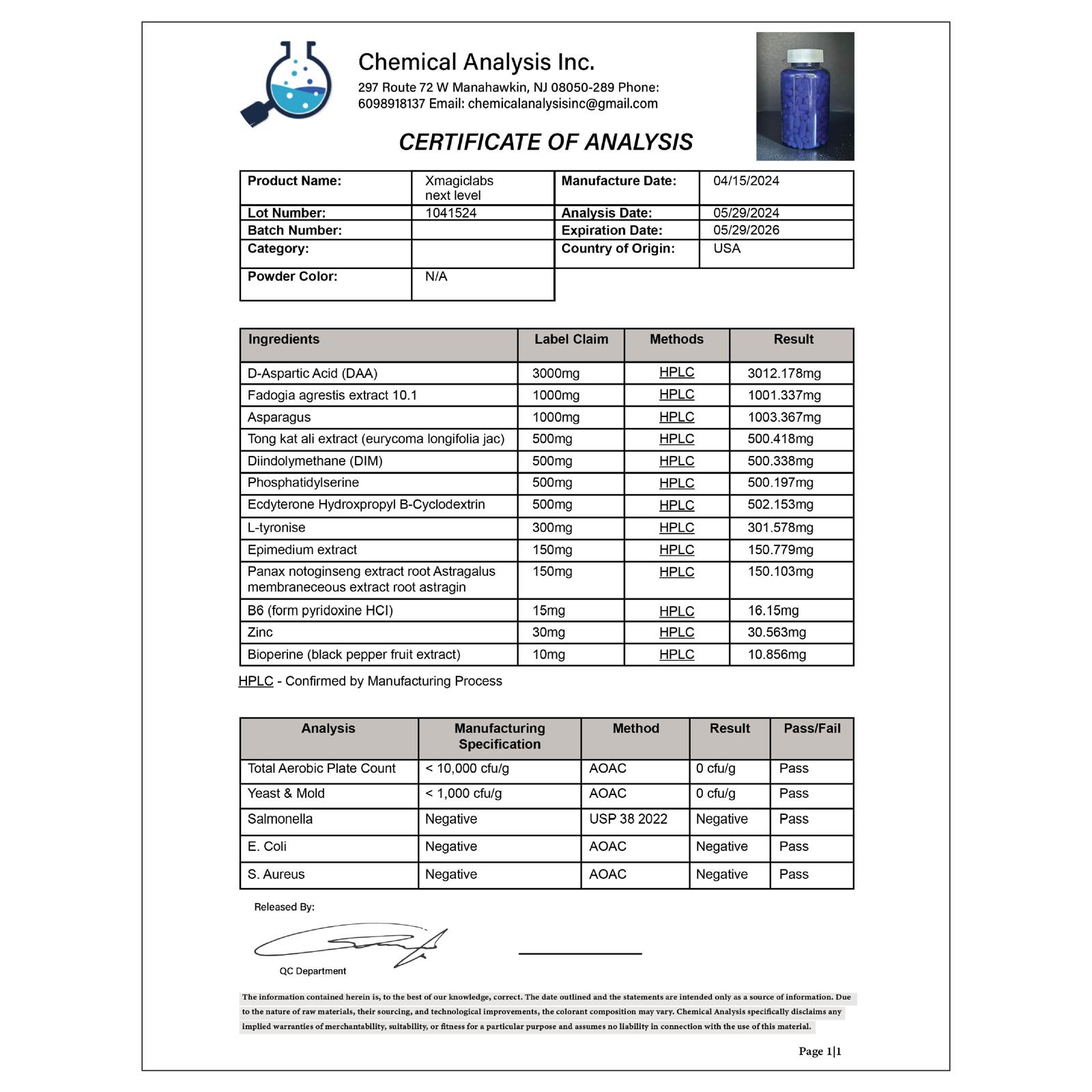XMagiclabs NEXT LEVEL Testo Booster Daa Fadogia agrestis Tongkat Ali 240 Kapsül - Galeri