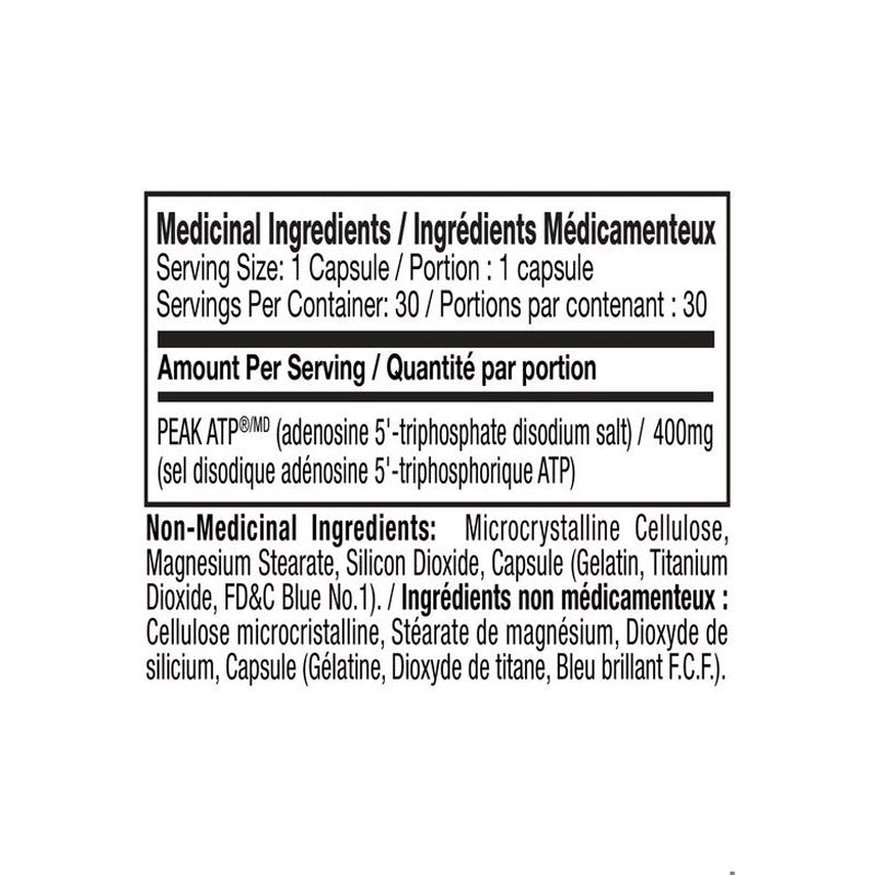 MuscleTech Muscle Builder Building Men Women Nitric Oxide Booster 400mg Peak ATP 30 Caps - Galeri