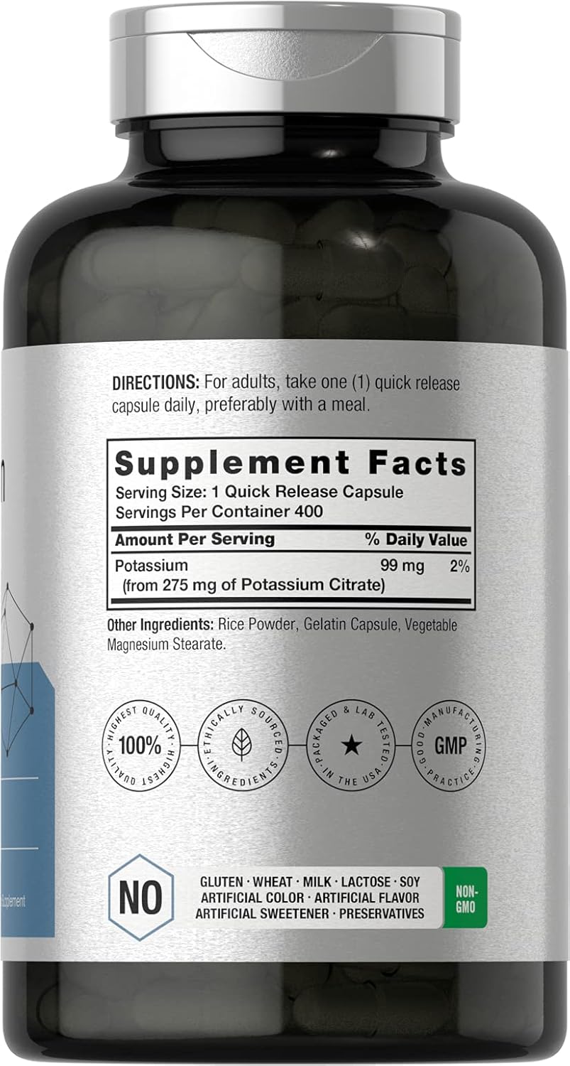 Horbäach Potassium Citrate 275 mg 400 Caps - Galeri