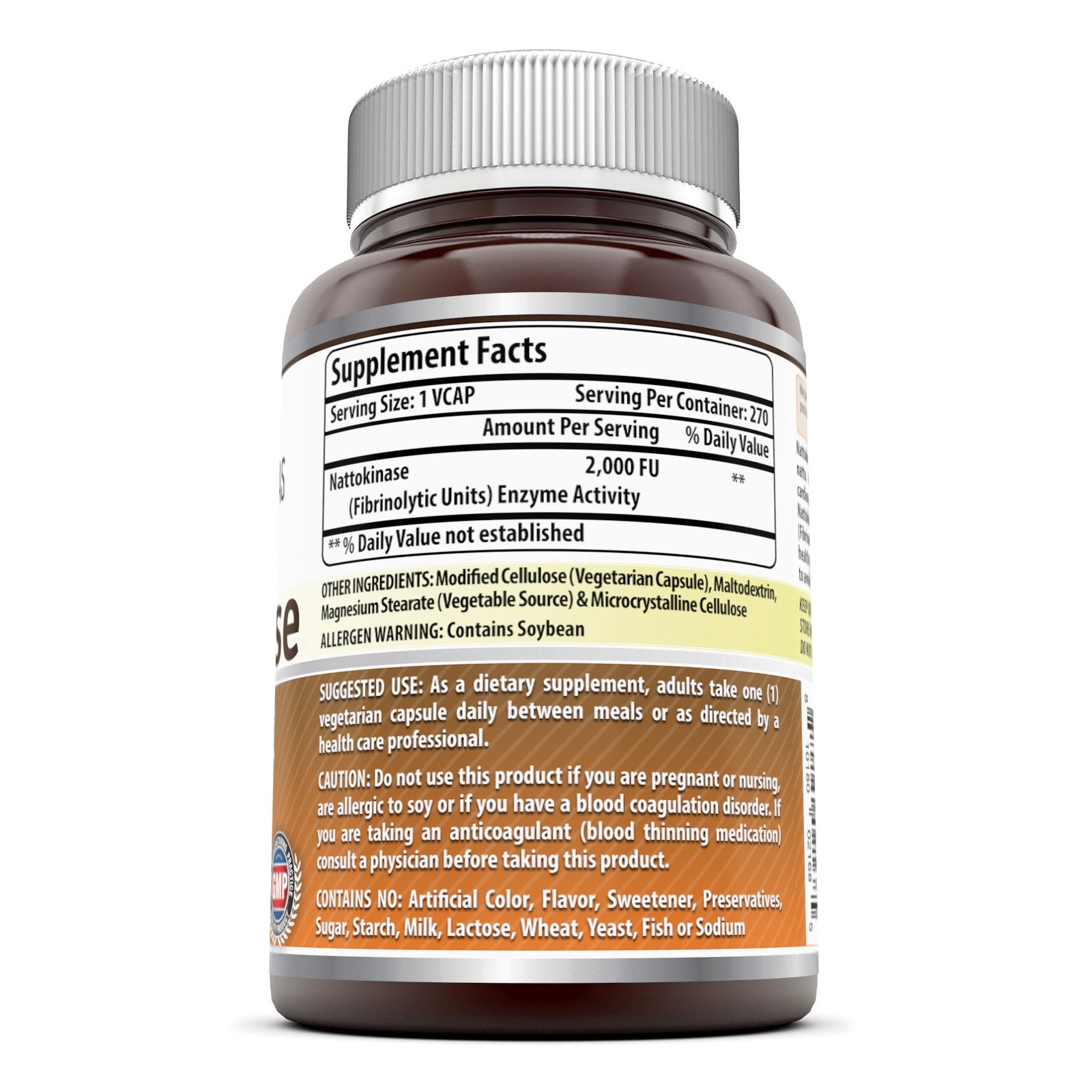 Amazing Formulas Nattokinase 2,000 Fu's 90 Veggie Caps - Galeri