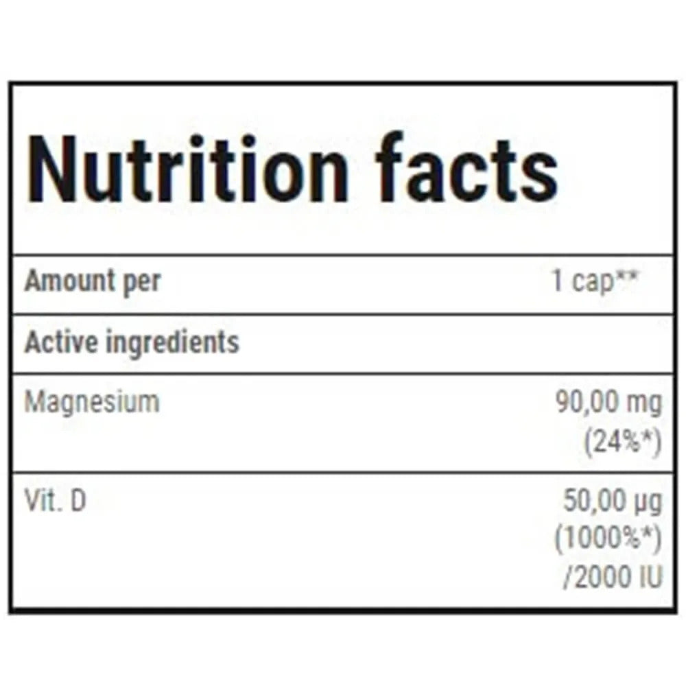 Trec Nutrition Vitamin 2000 IU D3  Magnesium(Magnezyum)  Vitamin D 60 caps - Galeri